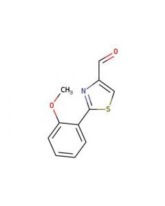 Astatech 2-(2-METHOXYPHENYL)THIAZOLE-4-CARBALDEHYDE; 0.25G; Purity 95%; MDL-MFCD06738365